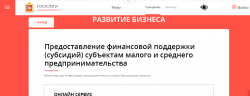 Отчеты о господдержке онлайн